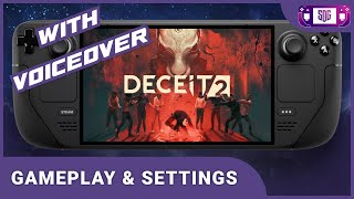 Updated Deceit 2 Steam Deck Gameplay amp Settings [upl. by Ial]