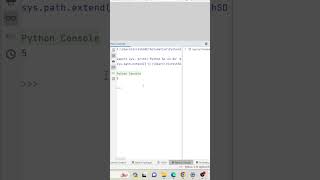 Python console in PyCharm python pycharm [upl. by Blackburn]