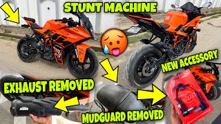 Exhaust Modification On My Ktm Rc 390 😍😇 Exhaust Removed 🔥 Sound Check 🥵 [upl. by Graces]