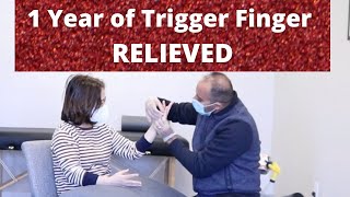 1 Year of Trigger Finger Relieved In a Minutes [upl. by Ardnuyek]