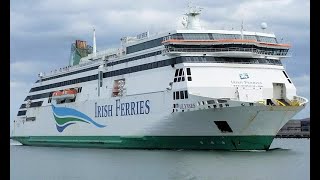 Travel London uk to Ireland via car and Irish Ferry Pembroke to Rosslare [upl. by Oletha305]