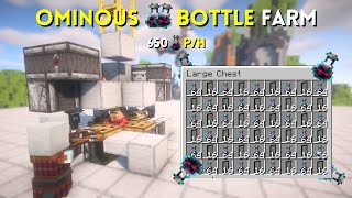 Minecraft Ominous Bottle Farm Minecraft 121  Bad Omen Farm Minecraft [upl. by Anrahc]