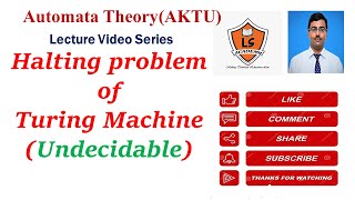 Halting problem of Turing Machine  Undecidable problem  Unsolvable problem Automata  TOC [upl. by Mechling4]