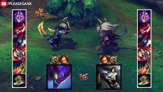 RENGAR vs KHAZIX FULL BUILD FIGHT amp 18 LEVEL  1V1  League of Legends [upl. by Leirbag]