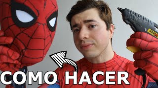 COMO HICE LA MASCARA DE SPIDERMAN  desde cero  Carlos Te [upl. by Fontana]