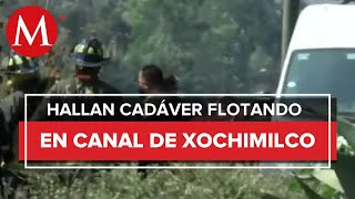 Encuentran hombre ahogado en Xochimilco CDMX [upl. by Anoj512]