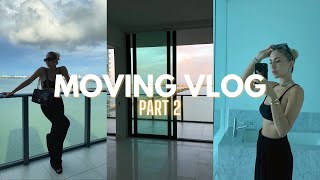 Moving vlog ♡ from NYC to Miami part 2 [upl. by Garate]