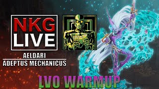 LVO Lists Eldar VS Adeptus Mechanicus  Warhammer 40K Battle Report  NKG Live [upl. by Coretta]