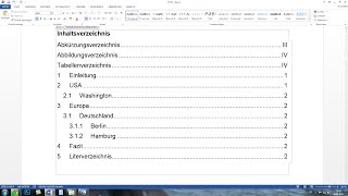Word automatisches Inhaltsverzeichnis und Seitenzahlen erstellen  Komplettkurs Tutorial [upl. by Nonaihr]