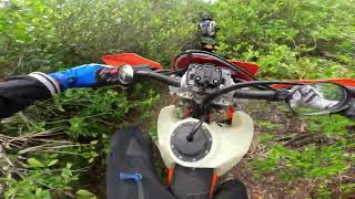 24 KTM 450 XCFW Dual Sport training ride  recovery begins [upl. by Kironde]