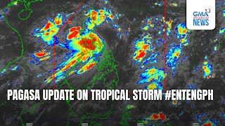 LIVESTREAM PAGASA update on Tropical Storm EntengPH 1230 pm [upl. by Lytsyrk]