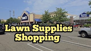 Shopping For Lawn Care Supplies 4th Of July Sales LowesHome Depot Vlog [upl. by Anaitak]