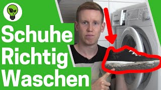 Schuhe in Waschmaschine waschen ✅ ULTIMATIVE ANLEITUNG Turnschuhe reinigen putzen amp sauber machen [upl. by Onifur686]