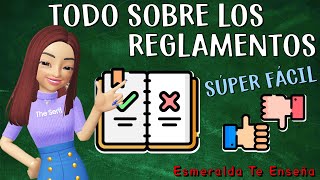 📏📚El Reglamento Definición Partes Tipos y Ejemplos📖🧐 [upl. by Crudden793]