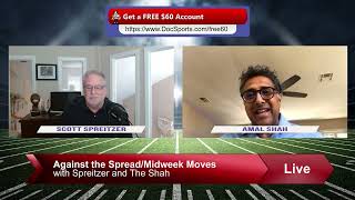 College Football Predictions NFL Picks Best Bets Against The Spread Midweek Moves Docs Sports [upl. by Borrell]