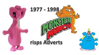 19771998 Monster Munch Crisps Adverts Compilation [upl. by Abbe]