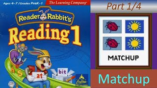 Reader Rabbit Reading 1  Part 14 Matchup Game [upl. by Yzeerb336]