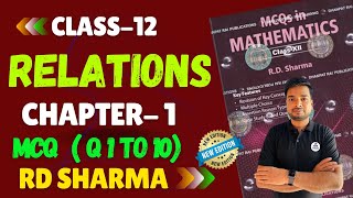 RD Sharma MCQs Class 12 Chapter 1 Relations MCQs Q 110 Maths RD Sharma Class 12 [upl. by Apicella884]