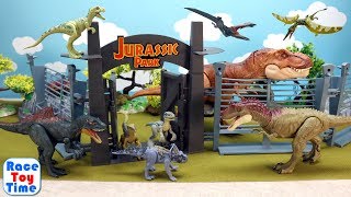 Jurassic World Dinosaurs Toys For Kids  Fun Dinos [upl. by Joann]