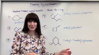 Naming Cycloalkanes [upl. by Kaenel]