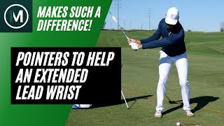 Reducing Cupped Lead Wrist Lead Wrist Extension  Ian Mellor Golf [upl. by Lattonia335]