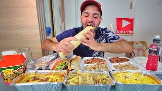 تحدي الشاورما بكل انواعها  منيو كامل شاورما Shawarma Challenge [upl. by Dressler971]