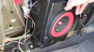 Aftermarket Subwoofer In 2011 Honda Odyssey LX How To [upl. by Haida]