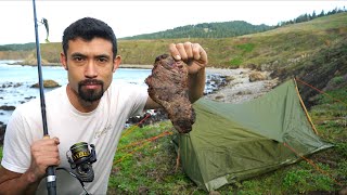 3 Days 2 Nights Camping Alone on the Coast  Fishing amp Coastal Struggles [upl. by Nedrob]