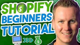 Shopify Tutorial For Beginners  Create A Webshop From Scratch [upl. by Lisk439]