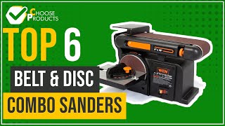 Belt amp disc combo sanders  Top 6  ChooseProducts [upl. by Aitsirk473]