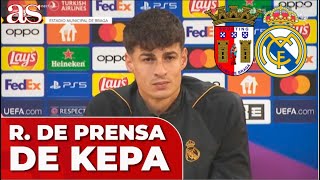 RUEDA DE PRENSA de KEPA Champions Real MAdrid TV árbitros exigencia [upl. by Sanfred391]