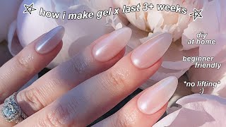 HOW I MAKE GEL X LAST 3 WEEKS NO LIFTING TUTORIAL  The Beauty Vault [upl. by Hairehcaz]