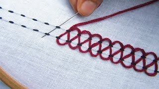 Hand Embroidery Basic Stitch Embroidery for Beginner [upl. by Endaira]