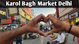 Karol Bagh Market mein kiya kiya milega ye dekhe  Delhi  Cheapest Market [upl. by Nahs]