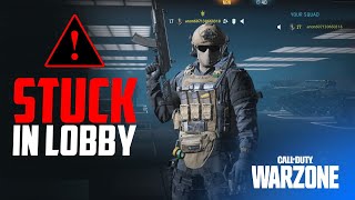 Fix Warzone Stuck on Lobby on your PC  Cant Join Lobby Fix for COD Warzone [upl. by Pascha]