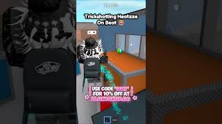 Shooting Heatzze Shot On Beat 😂💀 murdermystery2 roblox robloxfunny mm2 murderermystery2 [upl. by Aleyak212]