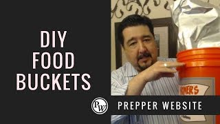 DIY Prepper Food Buckets [upl. by Iturk]