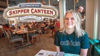 Its Alexas FIRST Time Dining At Skipper Canteen In The Magic Kingdom [upl. by Anyel]