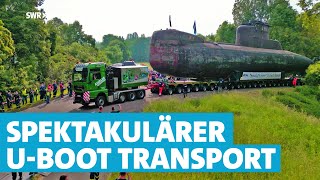 UBootTransport sorgt für Aufsehen 500 Tonnen treten letzte Fahrt ins Technikmuseum an [upl. by Enifesoj]