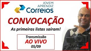 Jovem Aprendiz Correios  LIVE transmissão ao Vivo [upl. by Tory]