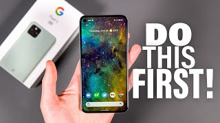 Pixel 5 First 10 Things to Do [upl. by Kinnon]