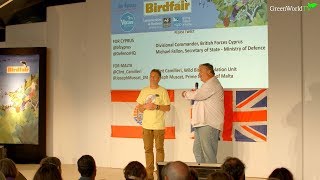 BIRD SLAUGHTER IN MALTA with Chris Packham  Birdfair 2017 [upl. by Kam]