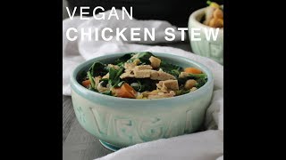 Instant Pot Vegan Chicken Stew stovetop directions included [upl. by Tiernan]