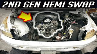 2nd Gen Dodge Ram 1500 HEMI Engine Swap 9401 [upl. by Enilrad]