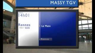 Meilleure qualité  Annonce SNCF en gare de Massy TGV [upl. by Jefferson]