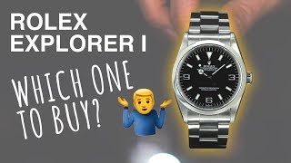 Which ROLEX EXPLORER 1 to choose [upl. by Enitsirk]