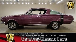 1965 Plymouth Barracuda  Gateway Classic Cars St Louis  6563 [upl. by Gerty]