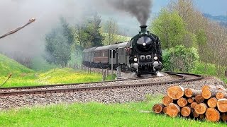 Bayerische S 36 auf der Allgäubahn  Bavarian steam train [upl. by Swift463]