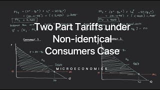 Two Part Tariffs under Nonidentical Consumers Case [upl. by Mongeau86]