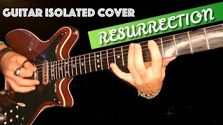 Resurrection isolated guitar cover Brian May [upl. by Eixel]